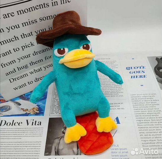 Перри утконос (плюшевая игрушка)