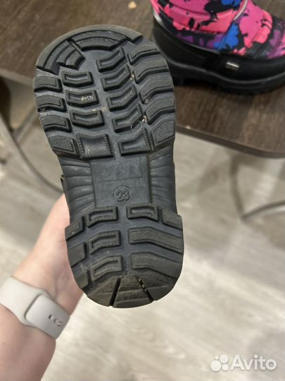 Ботинки зимние для девочки 23размер