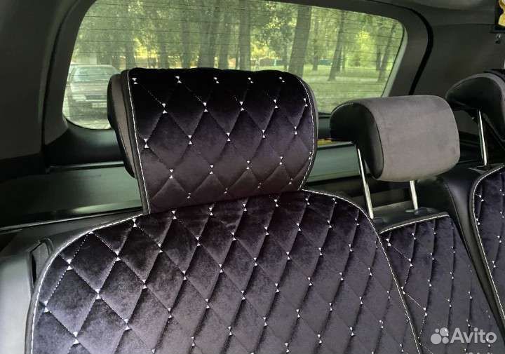 Накидки на сидения с боками люкс