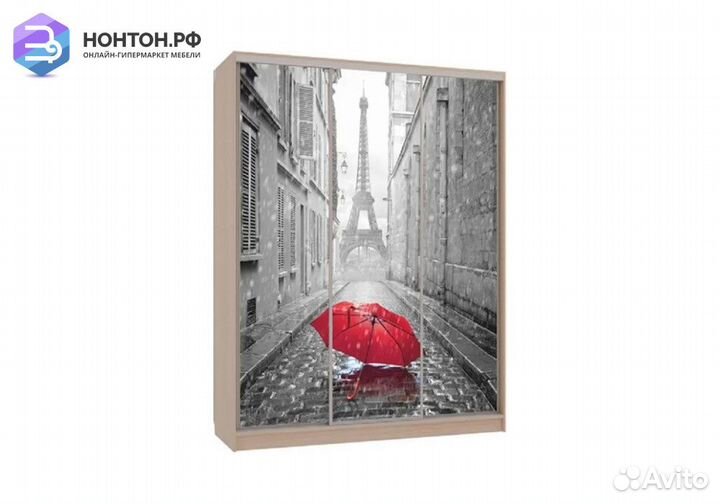 Шкаф-купе Бассо 7-600 08 дуб млечный