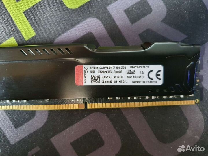 Оперативная память ddr4 8gb (2x4) 2666
