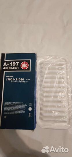 Воздушный фильтр Toyota Passo OME: 17801-21030