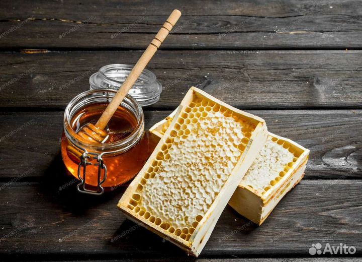 Мёд в сотах гречишный