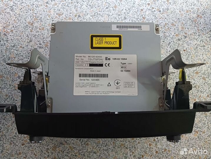 Японская магнитола Toyota Rav-4