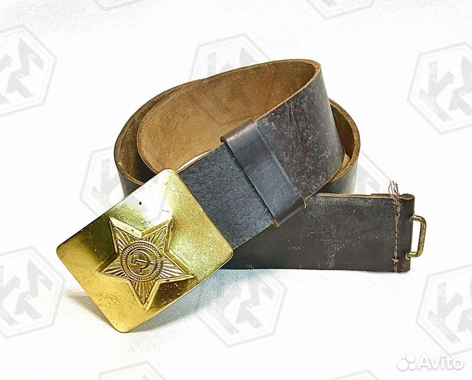 Ремень армейский кожаный СССР