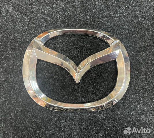 Эмблема Знак "Mazda" 12.5см*10см Хром