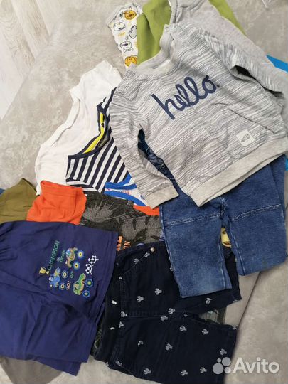 Пакет вещей 2-4 года мальчик