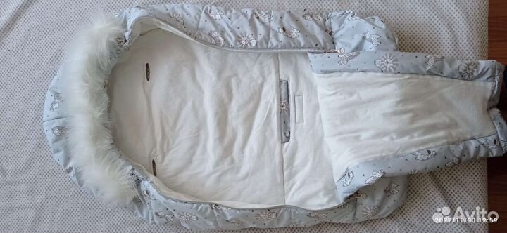 Конверт на выписку весенний / зимний для мальчика