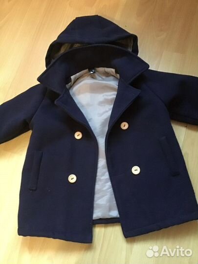 Полупальто детское для мальчика рост 104 см