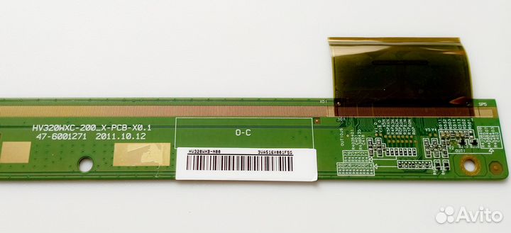 HV320WXC-200-X-PCB-X0.1 47-6001271 Планка матрицы