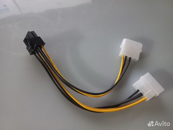 Переходник питания Molex/PCI-E 8pin видеокарт