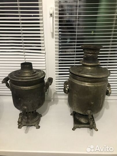 Самовары под восстановление, цена за оба