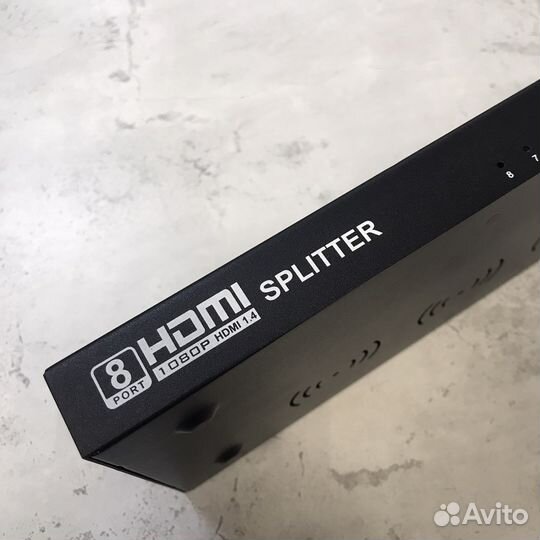 Разветвитель hdmi 1 вход на 8 выходов Н139