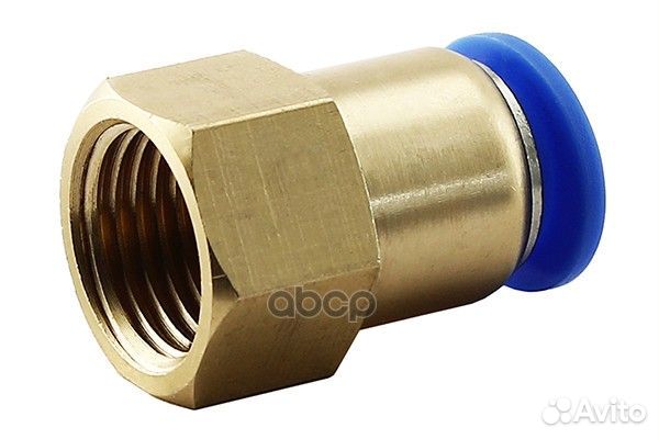 AT10587 Фитинг прямой с внутренней резьбой мета