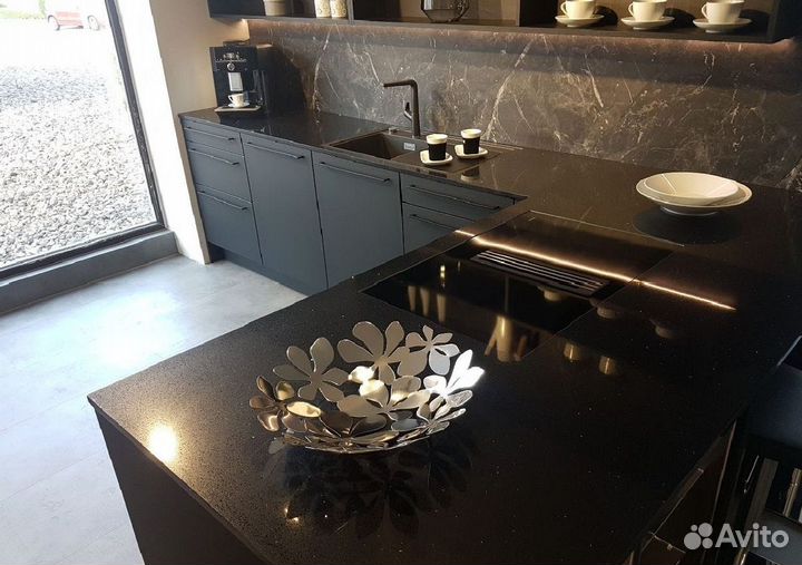 Замена кухонной столешницы на заказ