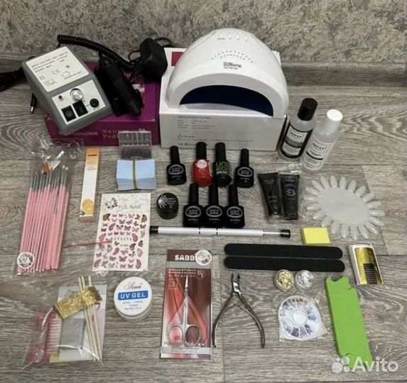 Для наращивания ногтейнабор маникюрный новый