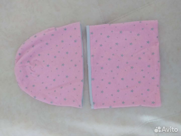 Шапка и шарф на девочку