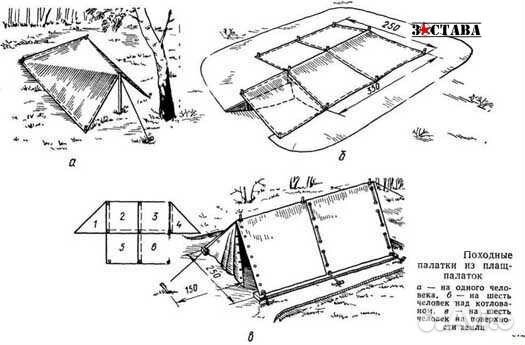 Плащ-палатка солдатская