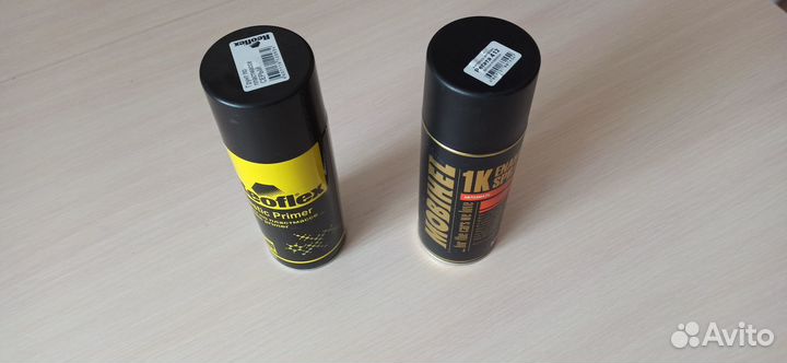 Лак автомобильный, грунт по пластику серый