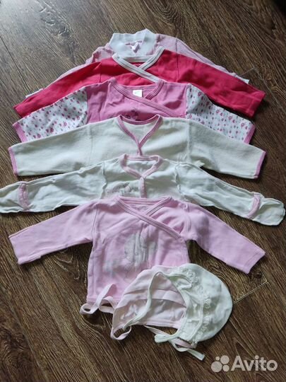 Пакет вещей на девочку 0-6мес