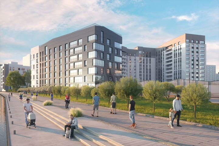 2-к. квартира, 57,3 м², 9/12 эт.