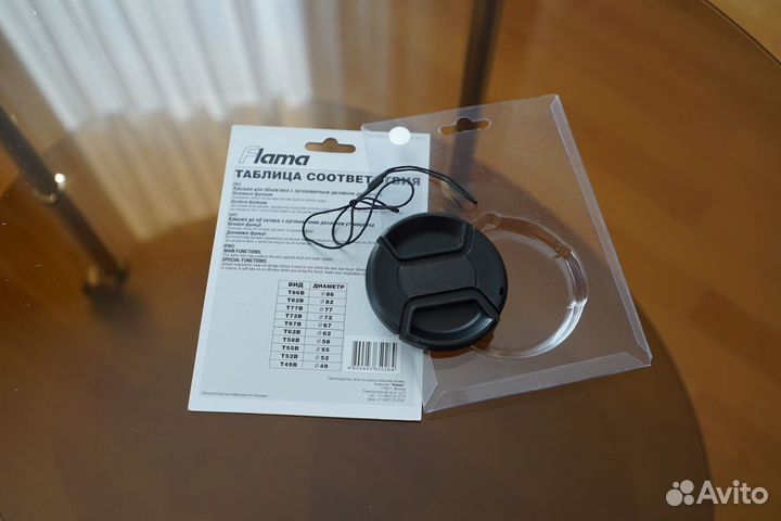 Крышка для объектива Flama 72мм. Новая