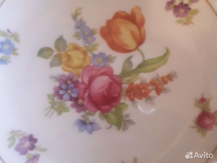 Фарфоровая посуда блюдо Германия, Schumann