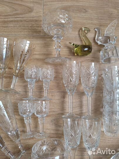 Бокалы СССР (хрусталь и стекло)