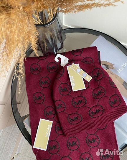 Шапка и шарф Michael Kors оригинал