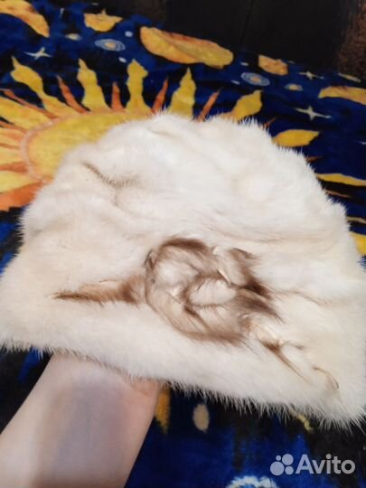 Шапка норковая женская