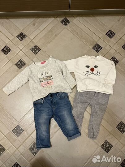 Фирменная одежда пакетом для ребенка 74 размер