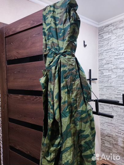 Плащ рыболовный прорезиненный