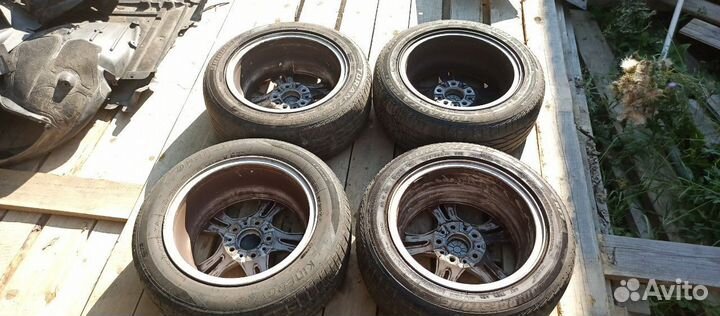 Литые диски r16 на BMW 268 стиль