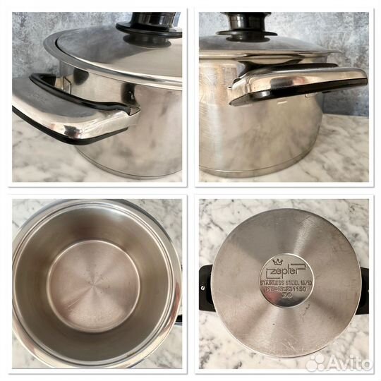 Кастрюля, сковорода гриллер Zepter, крышка, миска