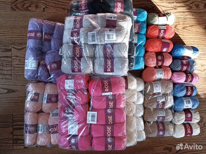 Пряжа нитки для вязания хлопок