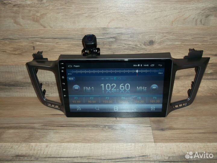 Магнитола Toyota RAV4 Android с камерой