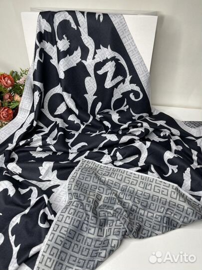 Двусторонний платок givenchy черный