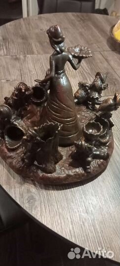 Статуэтка алюминиевая Белоснежка и 7 гномов