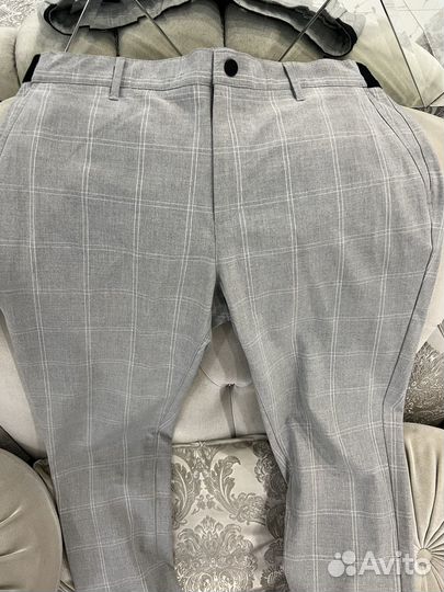 Клетчатые брюки zara