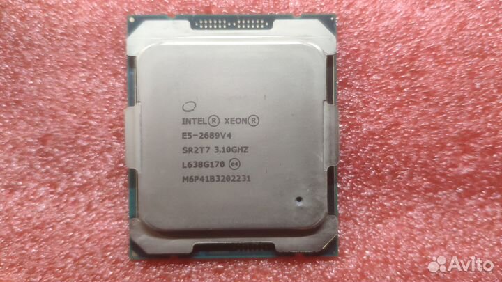 Intel Xeon E5-2689V4 3.1-3.8GHz 25MB