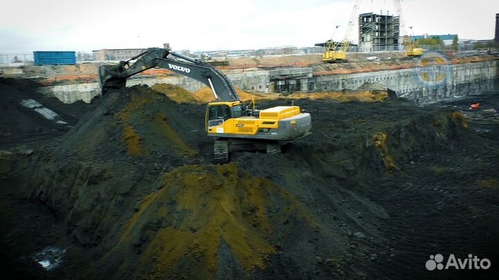 Открытый грунт для выравнивания участка от 100 м3