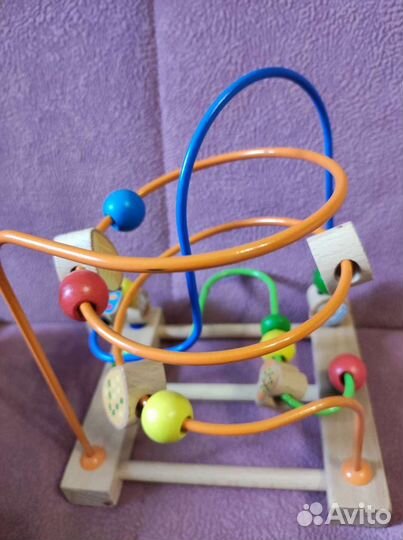 Деревянный детский игровой лабиринт бу