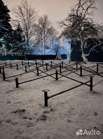 Винтовые сваи установка под ключ