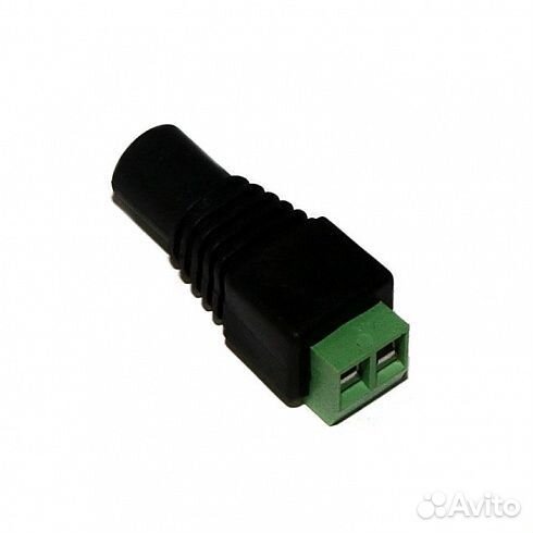 Разъем питания, гнездо FW-14 под винт 