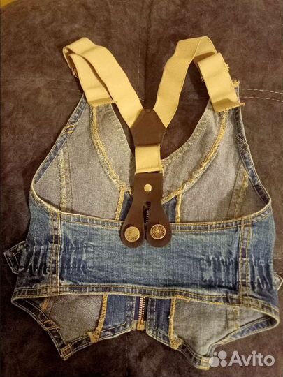 Болеро / жилетка джинсовая