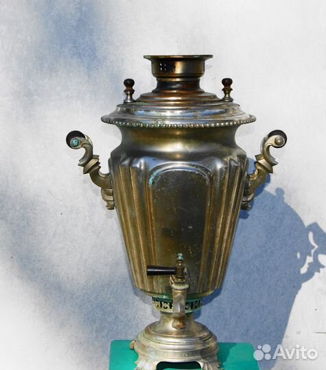 Самовар на дровах старинный