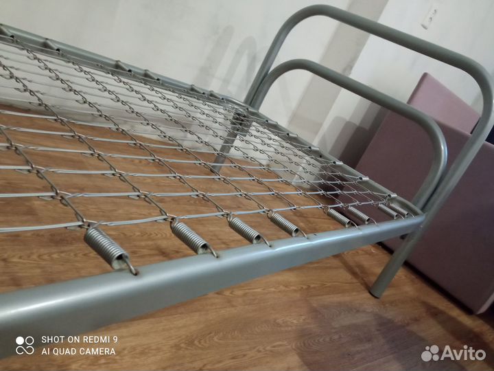 Кровать односпальная железная