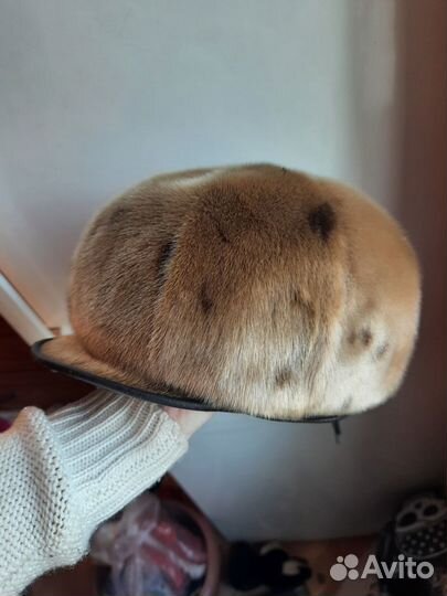 Меховая кепка из нерпы новая