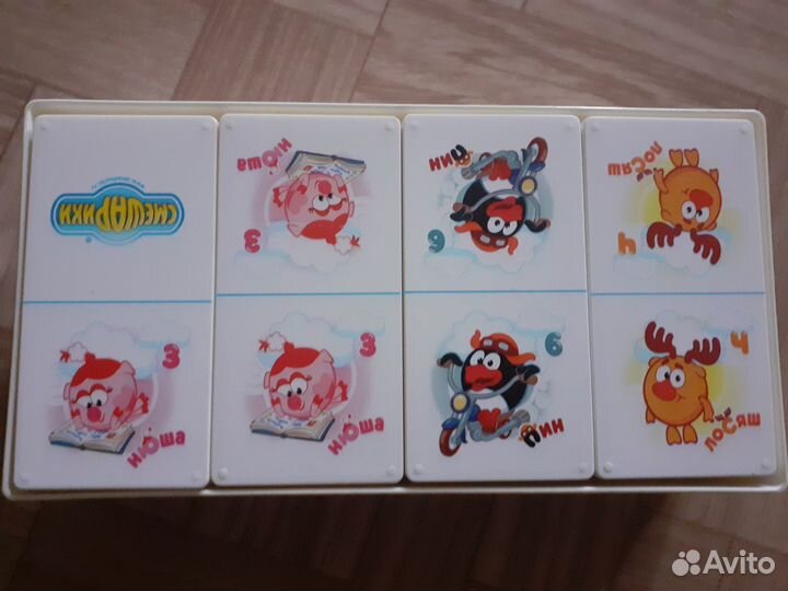 Детское домино Смешарики