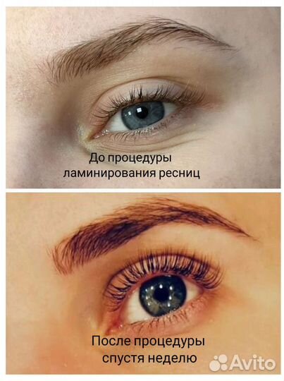 Оформление бровей/ламинирование ресниц салон